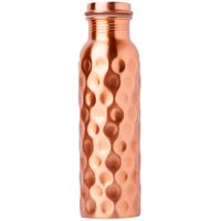 Just Copper Diamond Cut Copper Water Bottle